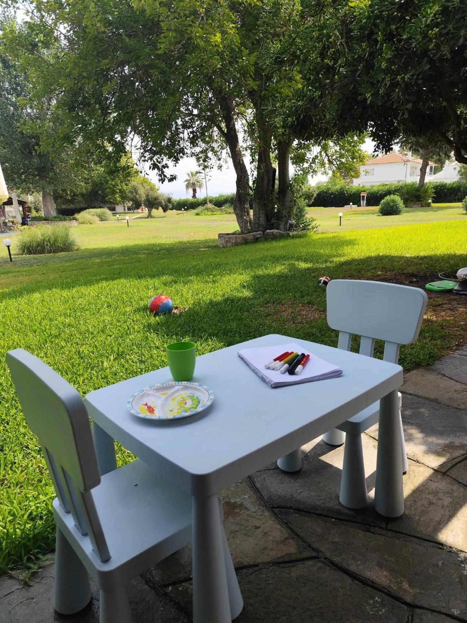 Andromeda Shell House Villa Pefkochori Bagian luar foto