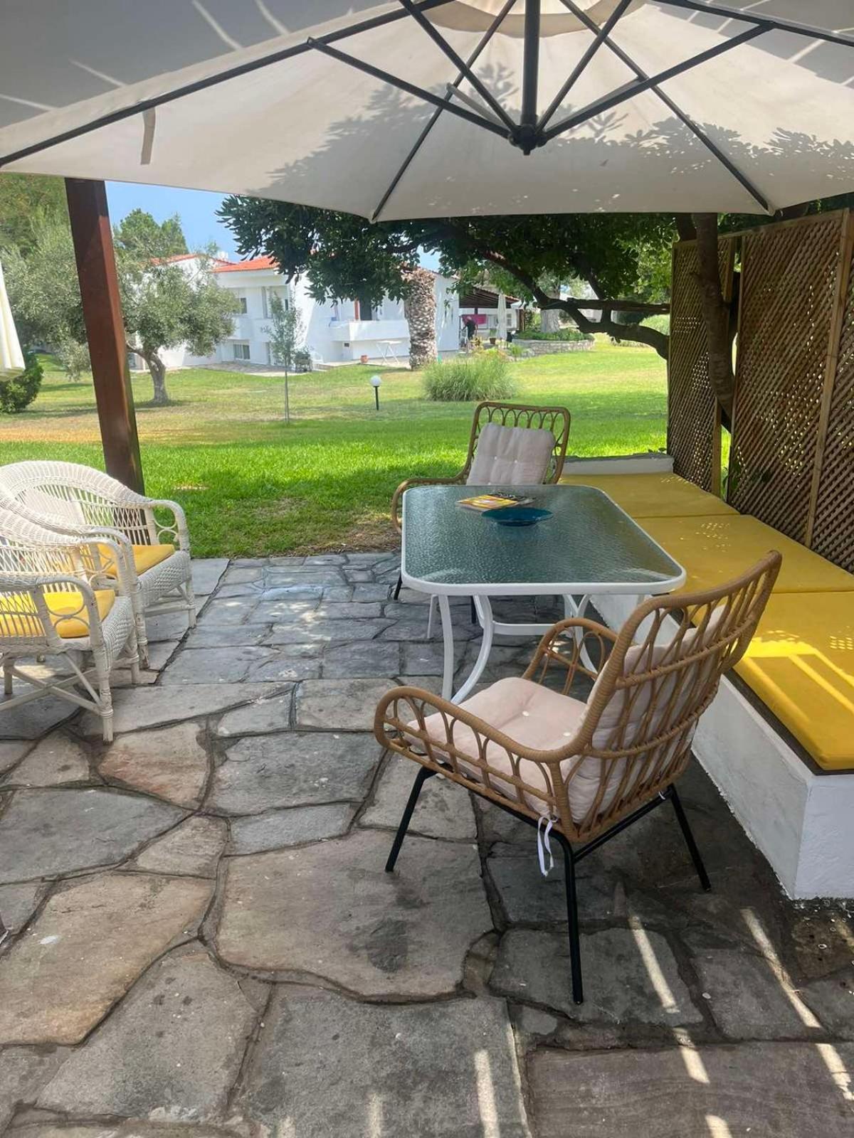 Andromeda Shell House Villa Pefkochori Bagian luar foto